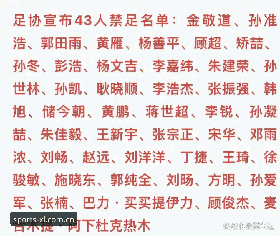 中国足协第三批禁足名单深度解读：17人终身禁赛背后的行业革新信号